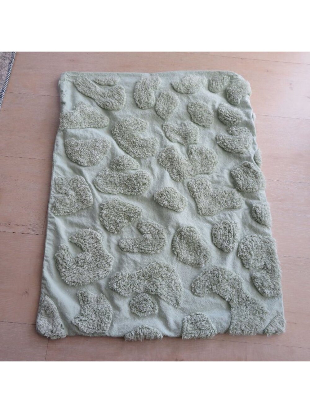 D Studio Textured Sage Green Chenille Pillow Sham 20"x26" 100% Cotton